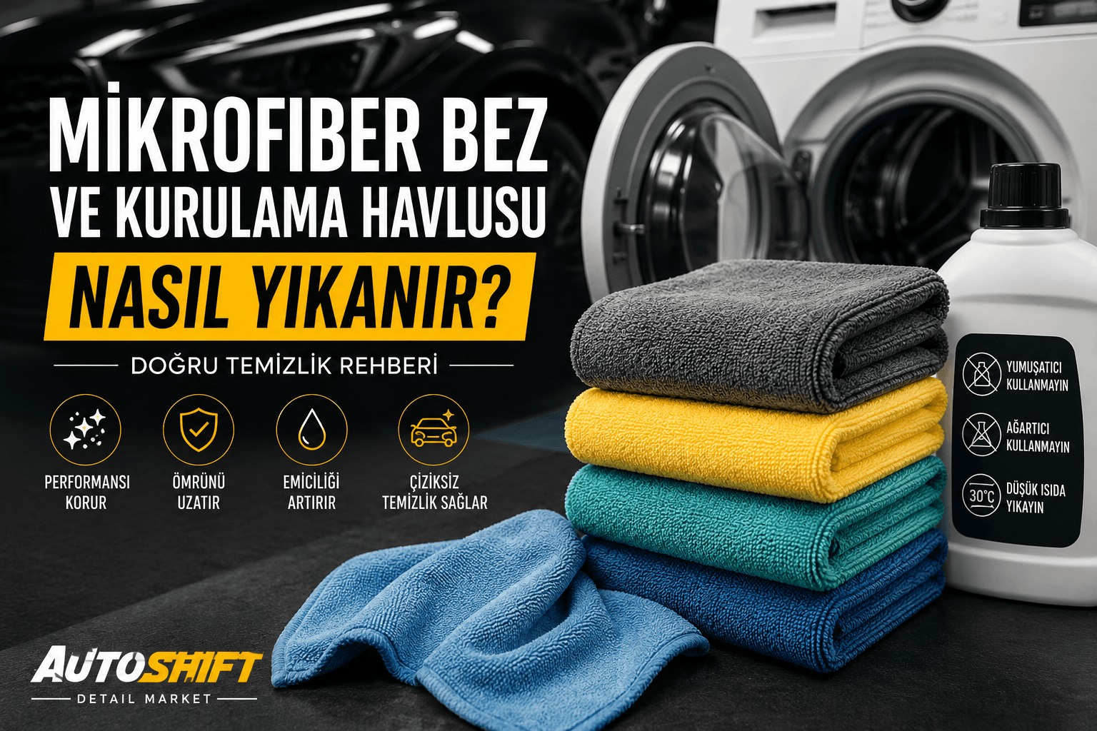 Mikrofiber Bez ve Kurulama Havlusu Nasıl Yıkanır? Doğru Temizlik Rehberi (2026)