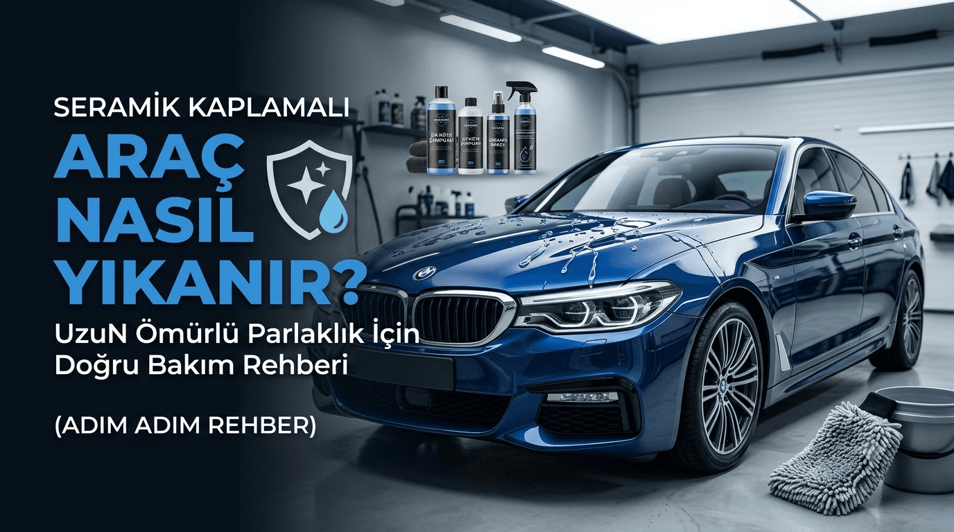 Seramik Kaplamalı Araç Nasıl Yıkanır? Adım Adım Doğru Yıkama Rehberi (2026)