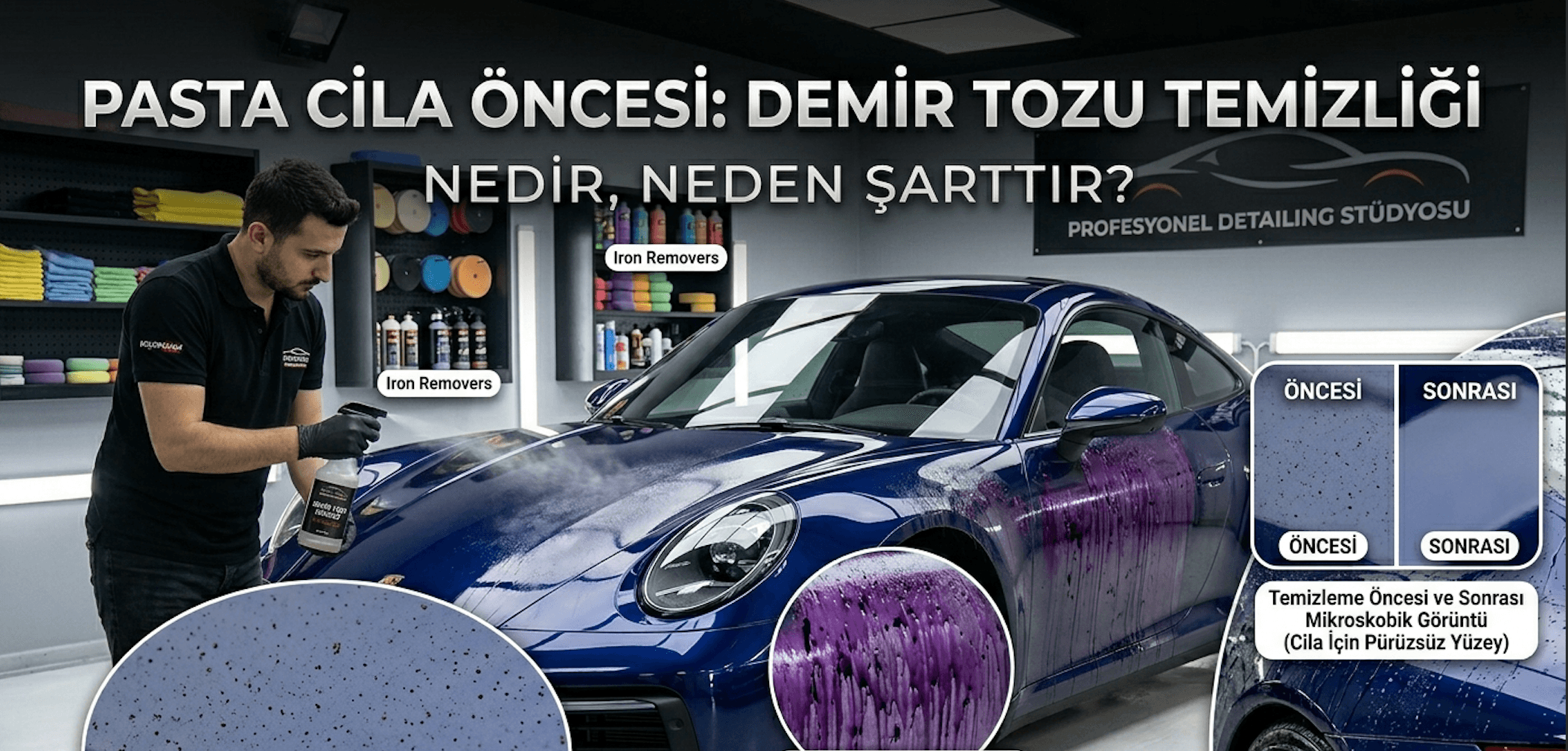 Pasta Cila Öncesi: Demir Tozu Temizliği Nedir, Neden Şarttır?