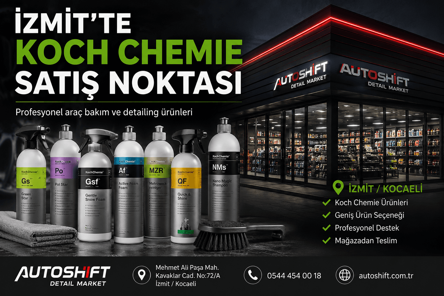 İzmit Koch Chemie Satış Noktası | Autoshift Detay Market