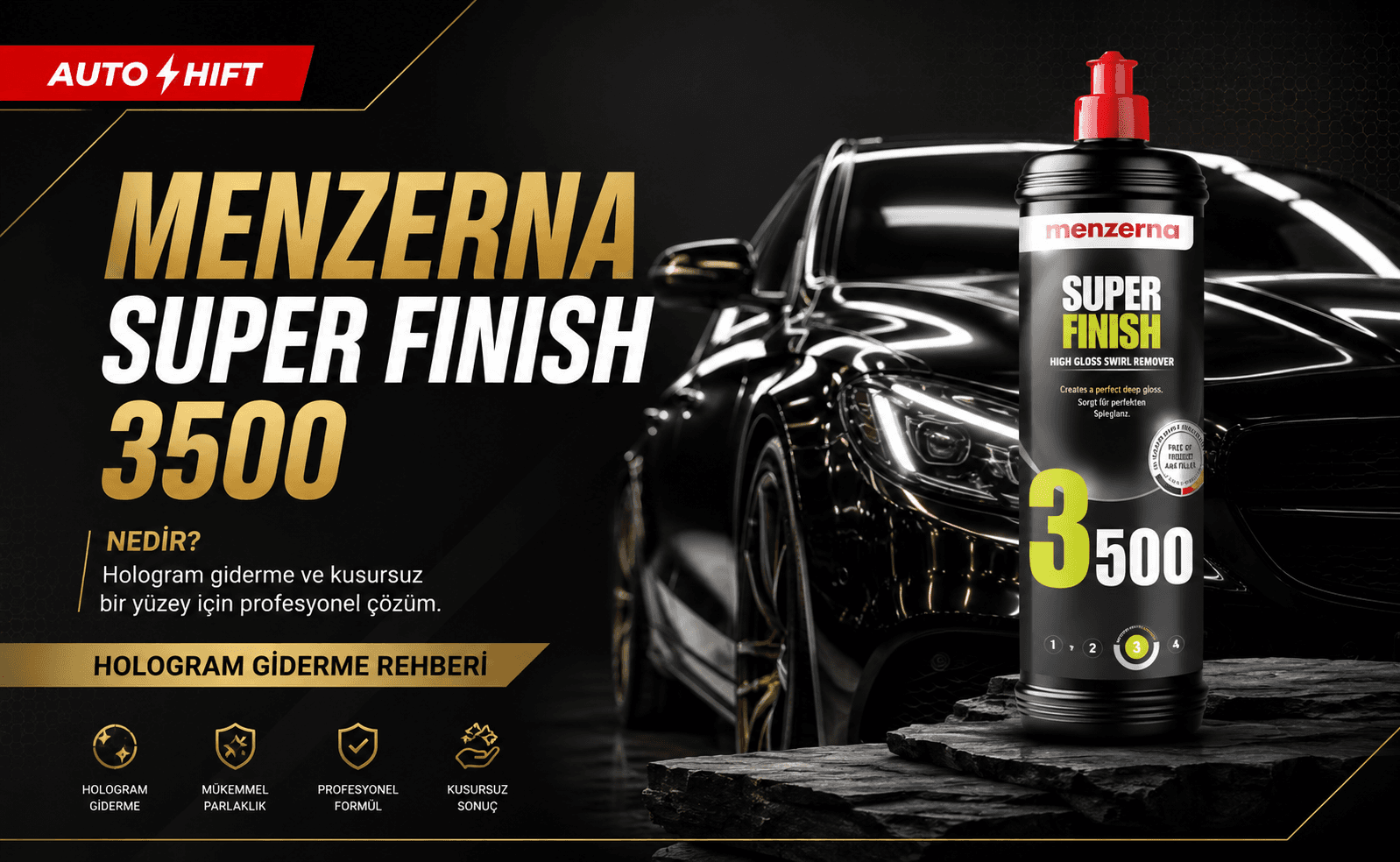 Menzerna Super Finish 3500 Nedir? Hologram Giderme Rehberi