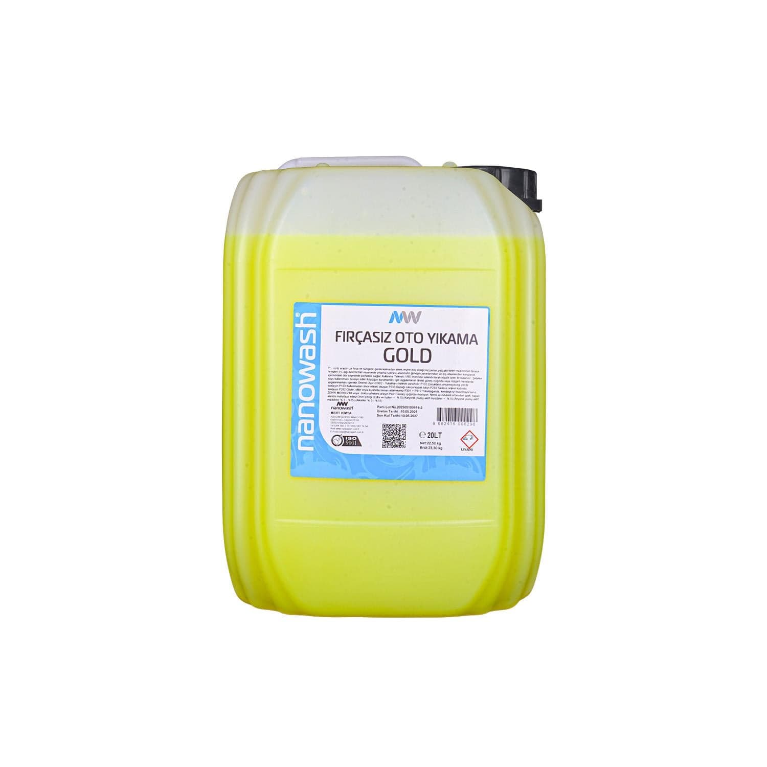 Nanowash Fırçasız Cilalı Oto Yıkama Köpüğü Gold 20 Lt - Autoshift