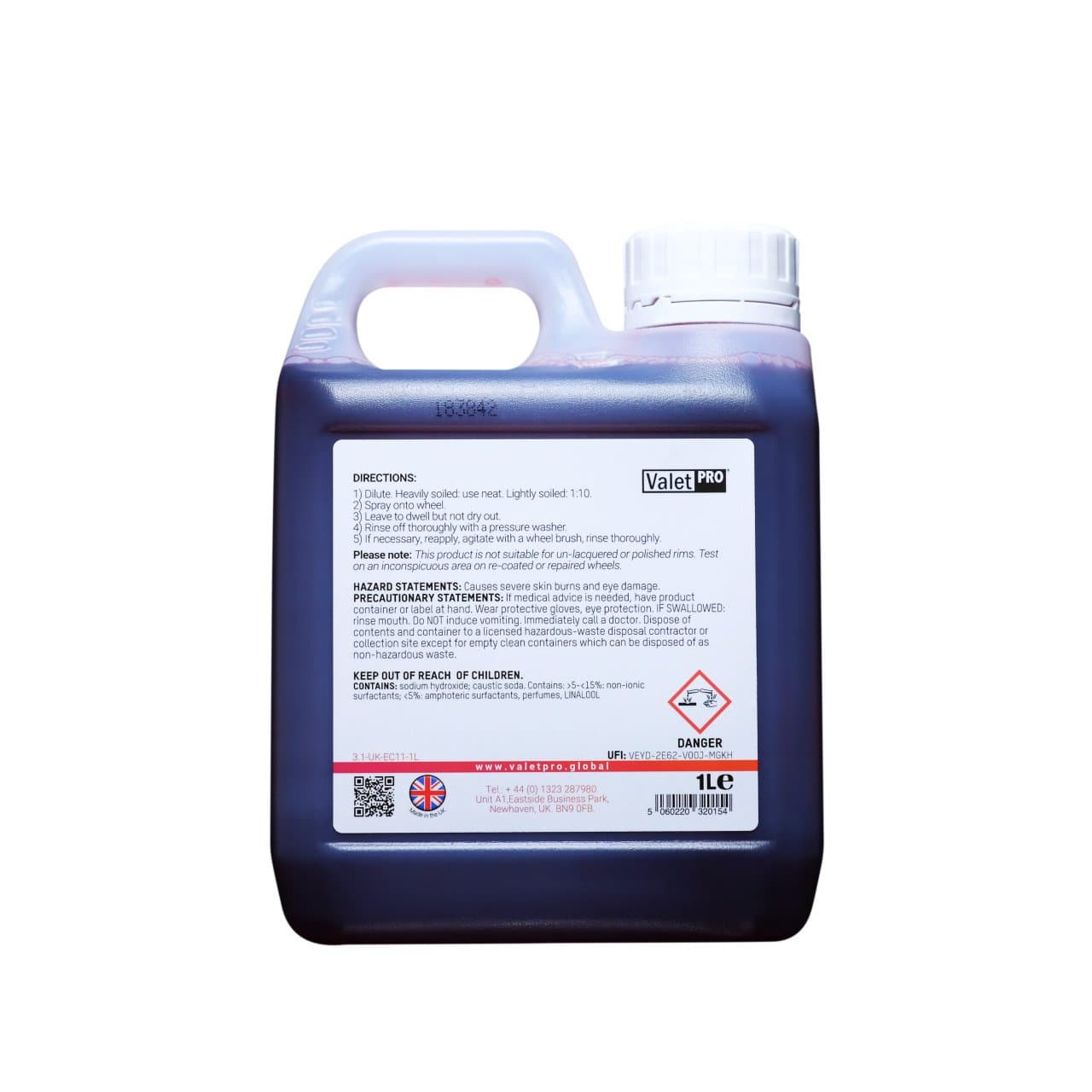 Valet Pro Bilberry Wheel Cleaner Jant Temizleyici 1 Lt - Görsel 2