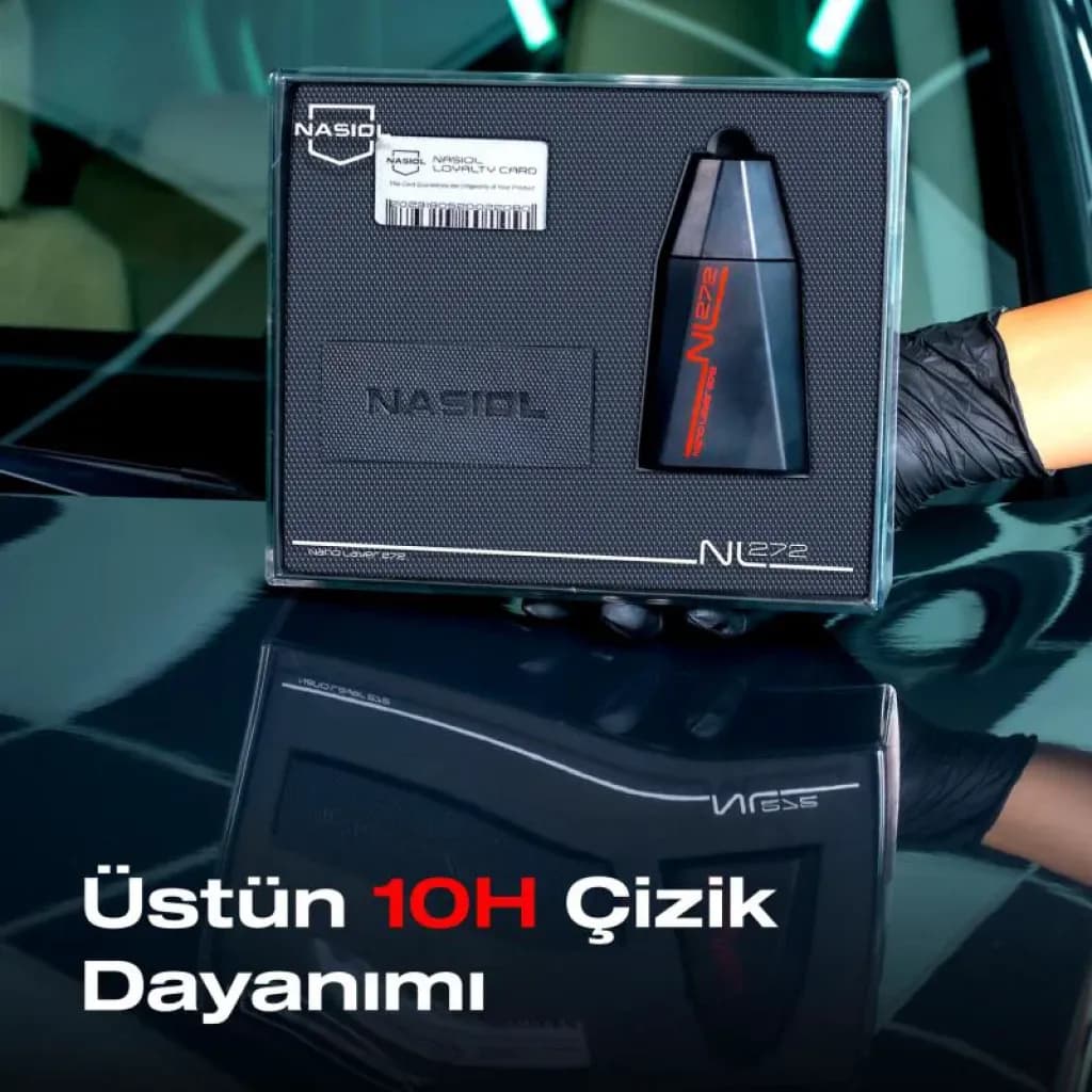 Nasiol NL272 Araç Üstün Nano Seramik Kaplama ve Boya Koruma-10H-5 Yıl Dayanım-50ml - Görsel 2