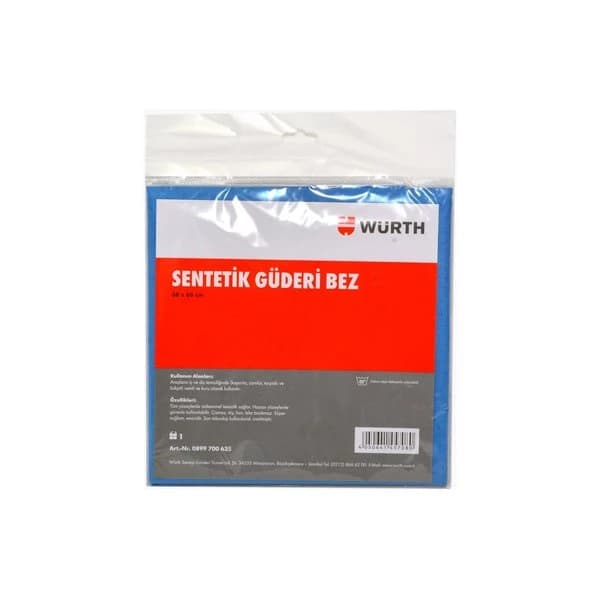 Würth Würth 38x60 cm Sentetik Mavi Güderi Temizlik Bez - Autoshift