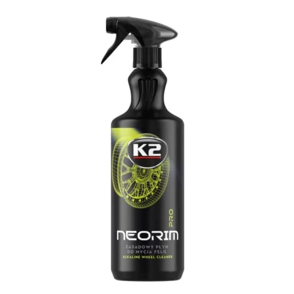 K2 NEORIM PRO NEON YEŞİL RENK JANT VE LASTİK TEMİZLEYİCİ 1 LİTRE - Görsel 1