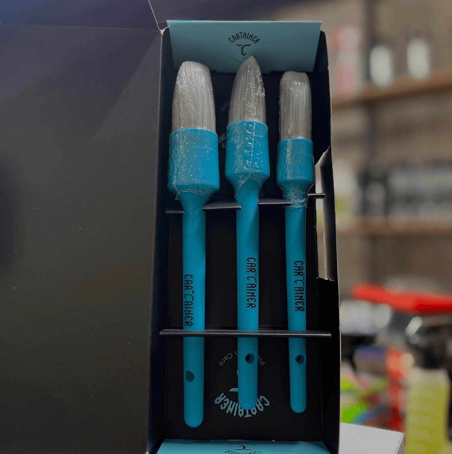 Cartainer 3’lü Sentetik Orta Sert Detay Fırça Seti - Görsel 2
