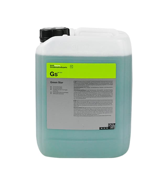 Koch Chemie GS Green Star 5 kg Yüksek Konsantre Çok Amaçlı Alkali Genel Temizleyici (APC)  - Autoshift