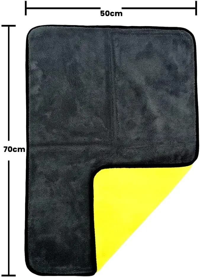 Wilma Secret Premium Mikrofiber Çift Taraflı Kurutma Havlusu 50x70cm - Görsel 2