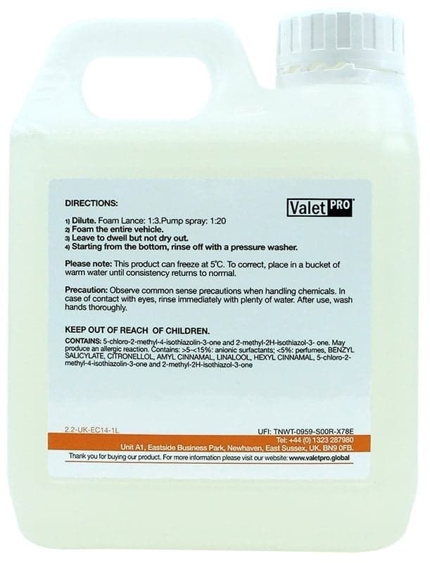 Valet Pro Ph Neutral Snow Foam Yıkama Köpüğü 1 Lt - Görsel 3