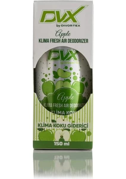 Divortex Divortex Klima Fresh Klima Bombası 150 ml Yeşil Elma - Autoshift