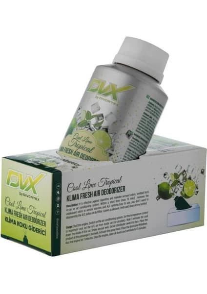Divortex Divortex Araç Klima Temizleyici - Klima Fresh (Klima Bombası) Cool Lime - 150 ml.  - Autoshift