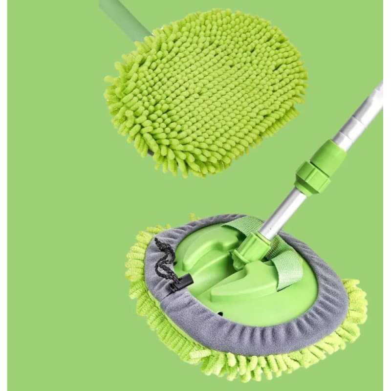 Araç Yıkama Mop Seti Ergonomik Tasarım Yedek Mikrofiber Bezli Mop Seti - Görsel 5