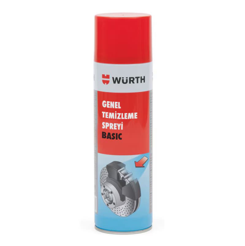 Würth Würth Genel Temizleyici (Basic) Fren Balata Spreyi 500ml - Autoshift
