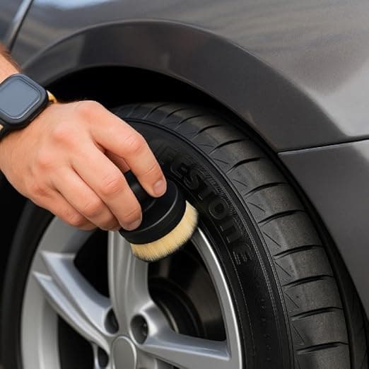 Lastik Parlatma Aplikatörü, Autoshift Araba Lastik Parlatıcı Aplikatör Fırça - Görsel 2