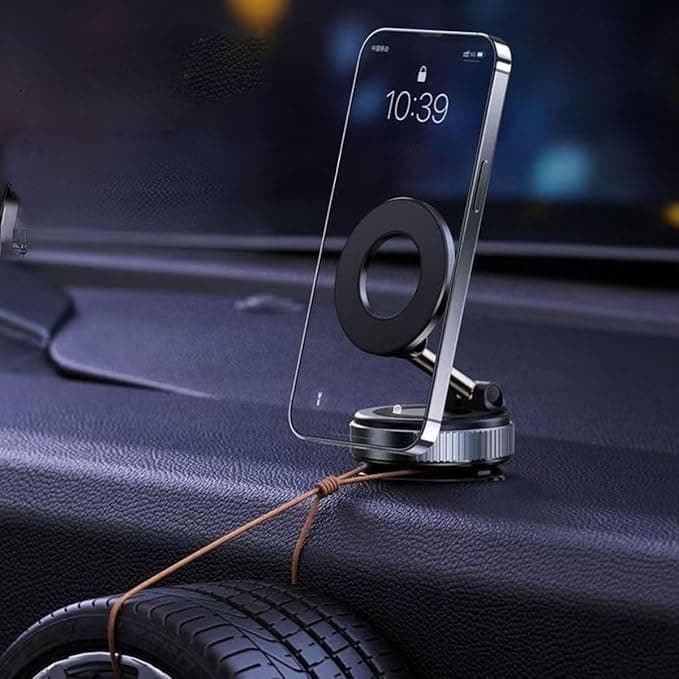 Autoshift Kablosuz Araç İçi Cep Telefonu Tutucu Araç içi Süper Güçlü Vakumlu Manyetik Telefon Tutucu - Görsel 5