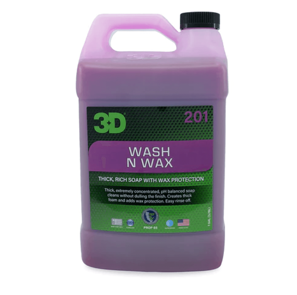 3D 3D Wash N Wax Cilalı Oto Yıkama Şampuanı 1/128 Konsantre 3.79LT - Autoshift