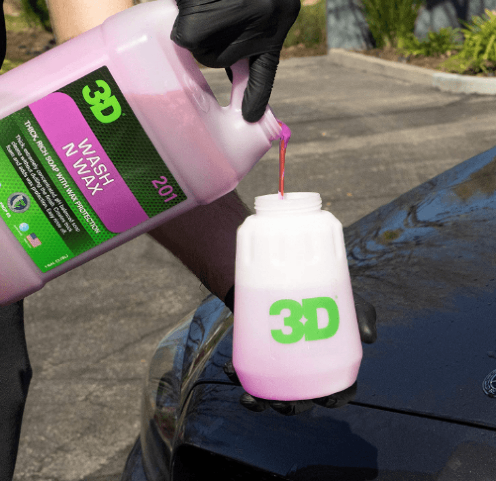 3D Wash N Wax Cilalı Oto Yıkama Şampuanı 1/128 Konsantre 3.79LT - Görsel 2