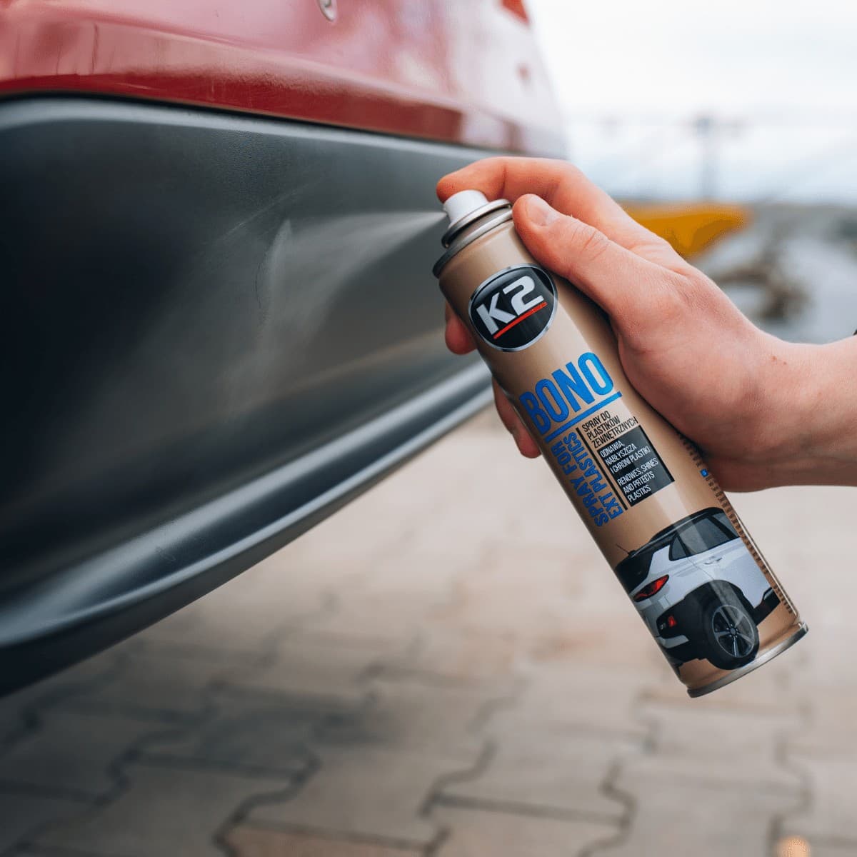 K2 BONO Aerosol dış plastik aksam koruyucu ve yenileyici 300ml - Görsel 4