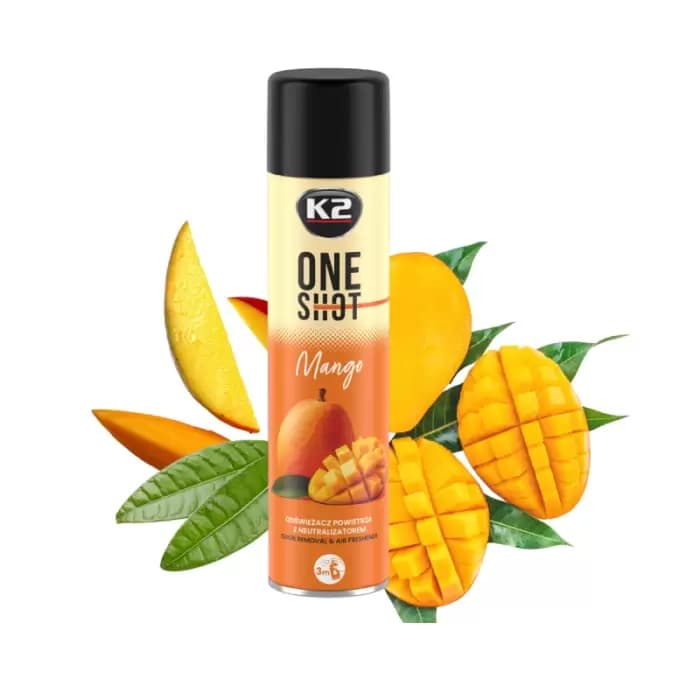 K2 K2 One Shot Mango Geniş Alan kokusu 600 ml - Autoshift