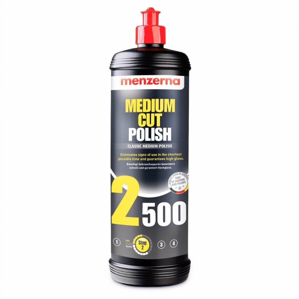 Menzerna Menzerna Medium Cut Polish 2500 – Orta Kat Çizik Giderici Pasta 1 Lt - Autoshift