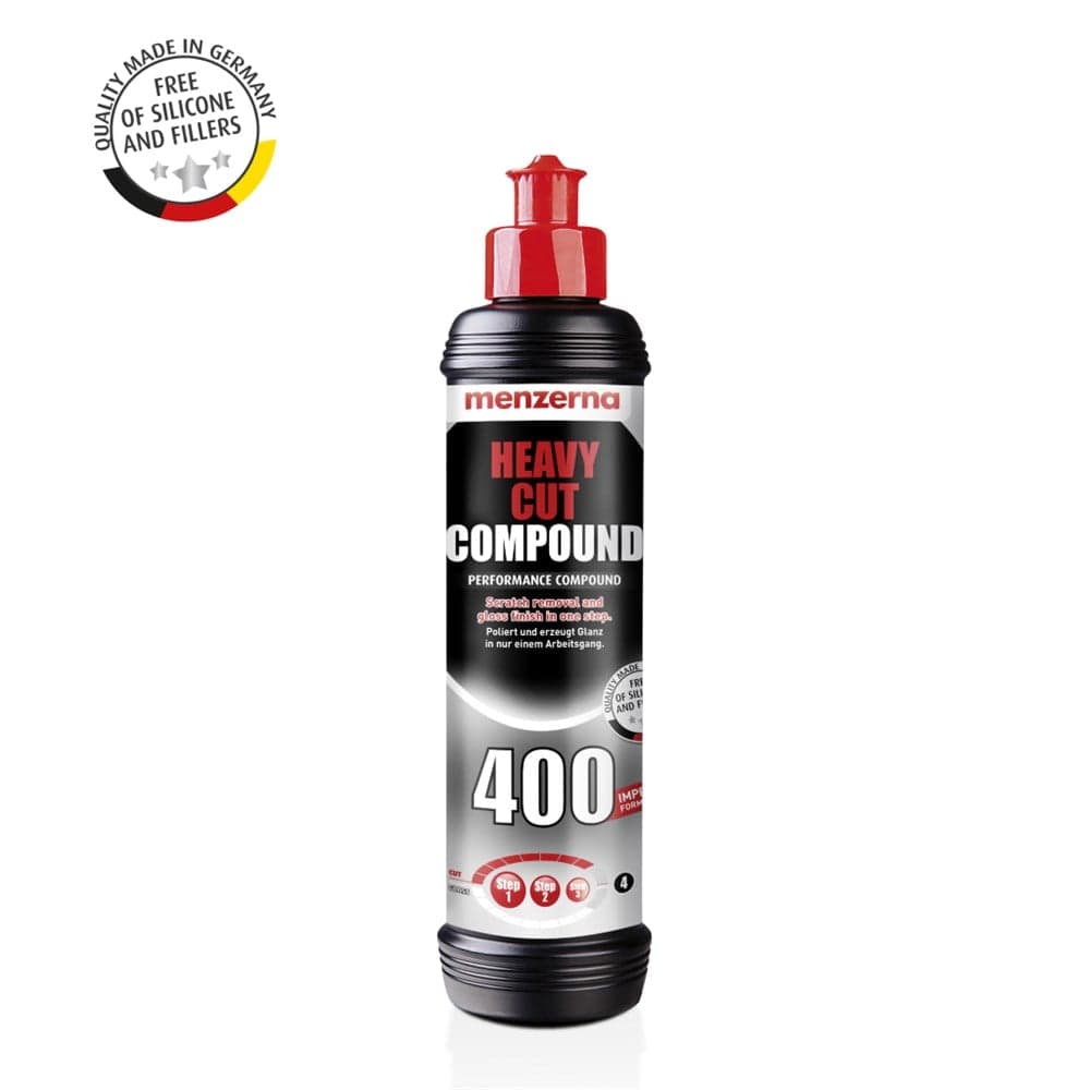 Menzerna YENİ 400 Heavy Cut Ağır Çizik Giderici Kalın Pasta 250ml - Görsel 1