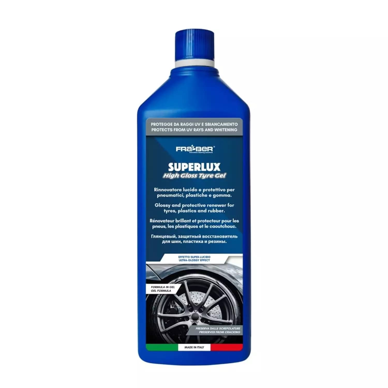 Fra-Ber Fra-Ber Superlux Suya Dayanıklı Lastik Parlatıcı Dış Iç Plastik Trim Koruyucu Yenileyici - 900 ml - Autoshift