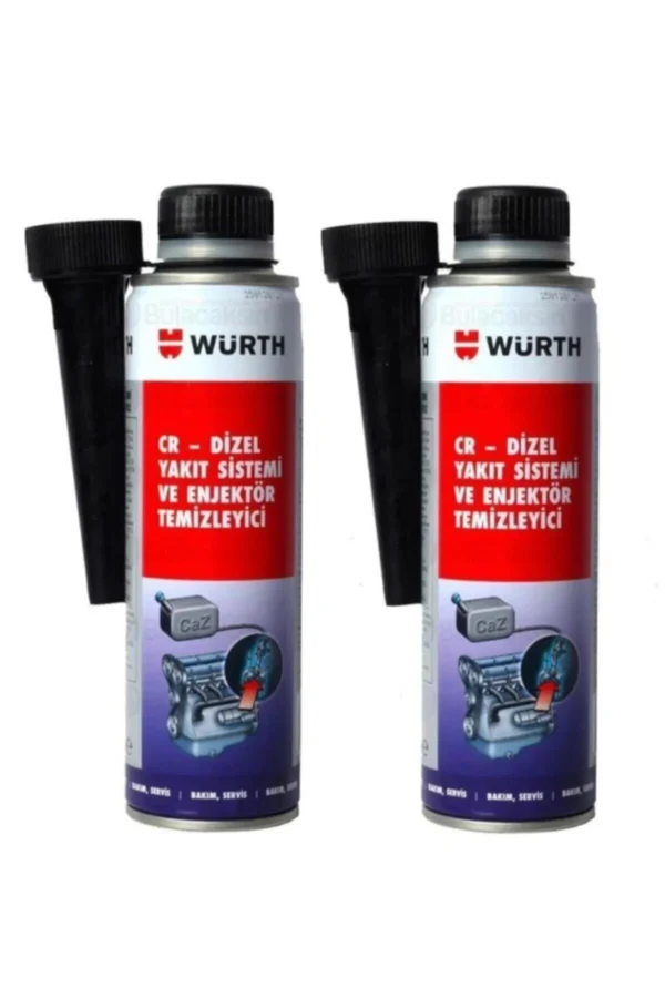Würth Dizel Yakıt Sistemi Ve Enjektör Temizleyici 300ml 2'li (Orijinal Yetkili Satıcı Ürünü)