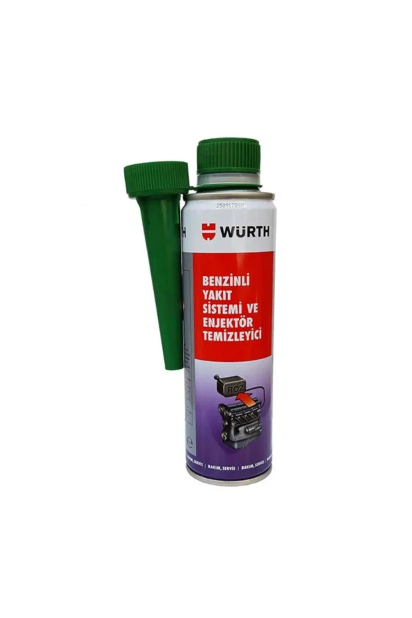 Würth Benzinli Yakıt Sistemi Ve Enjektör Temizleyici 300ml (Orijinal Yetkili Satıcı Ürünü)
