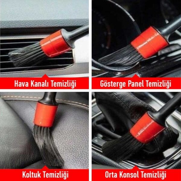 Araç Detay Temizlik Fırçası Seti - Görsel 4