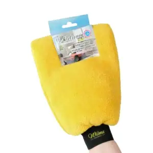 Wilma Secret Mikrofiber Araç Yıkama Eldiveni Sarı Çift Taraflı Oto Yıkama Eldiveni